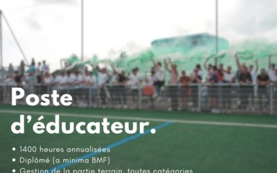 OFFRE D’EMPLOI : L’USOF recherche un éducateur diplômé