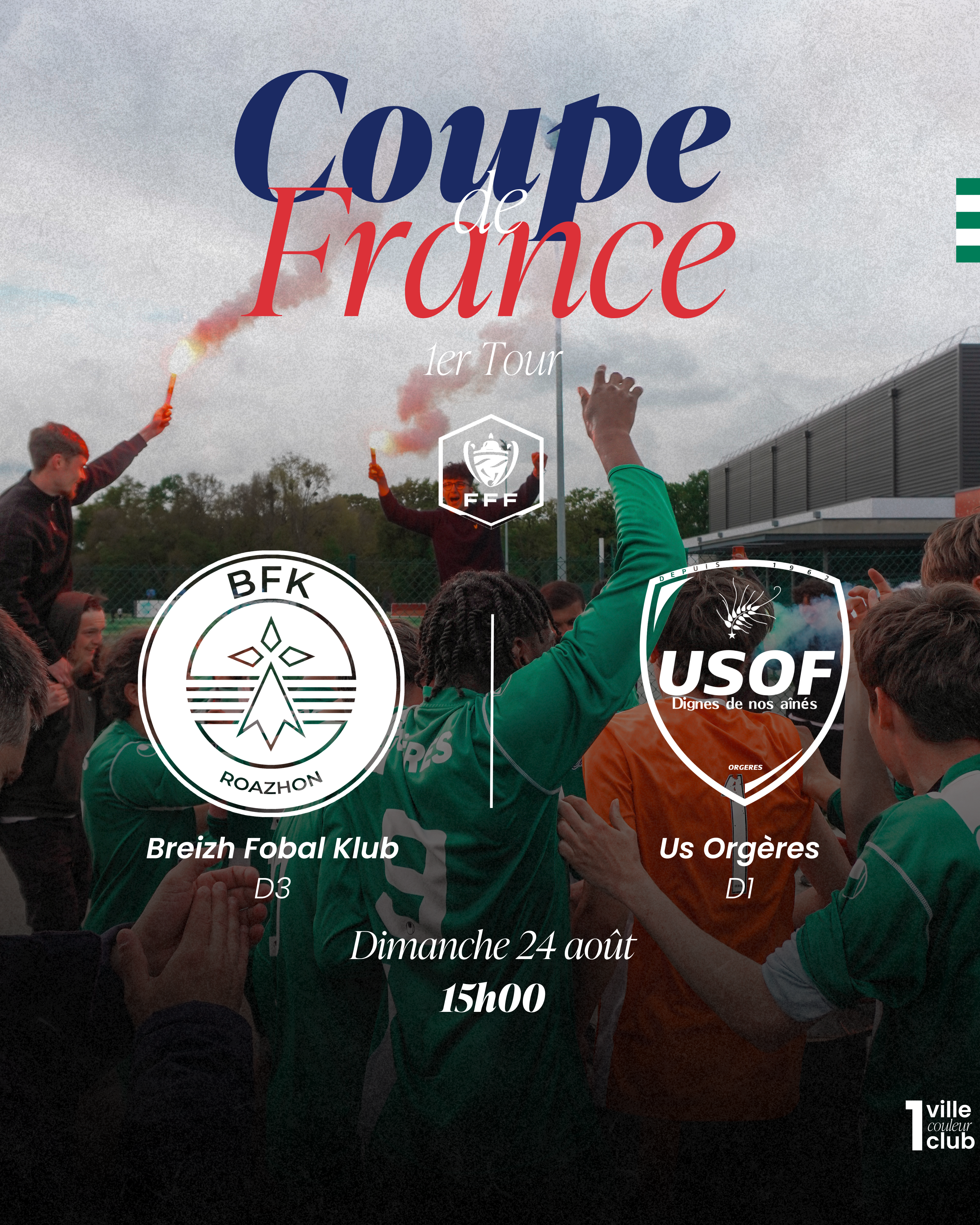 Le 1er tour de la Coupe de France est dévoilé !